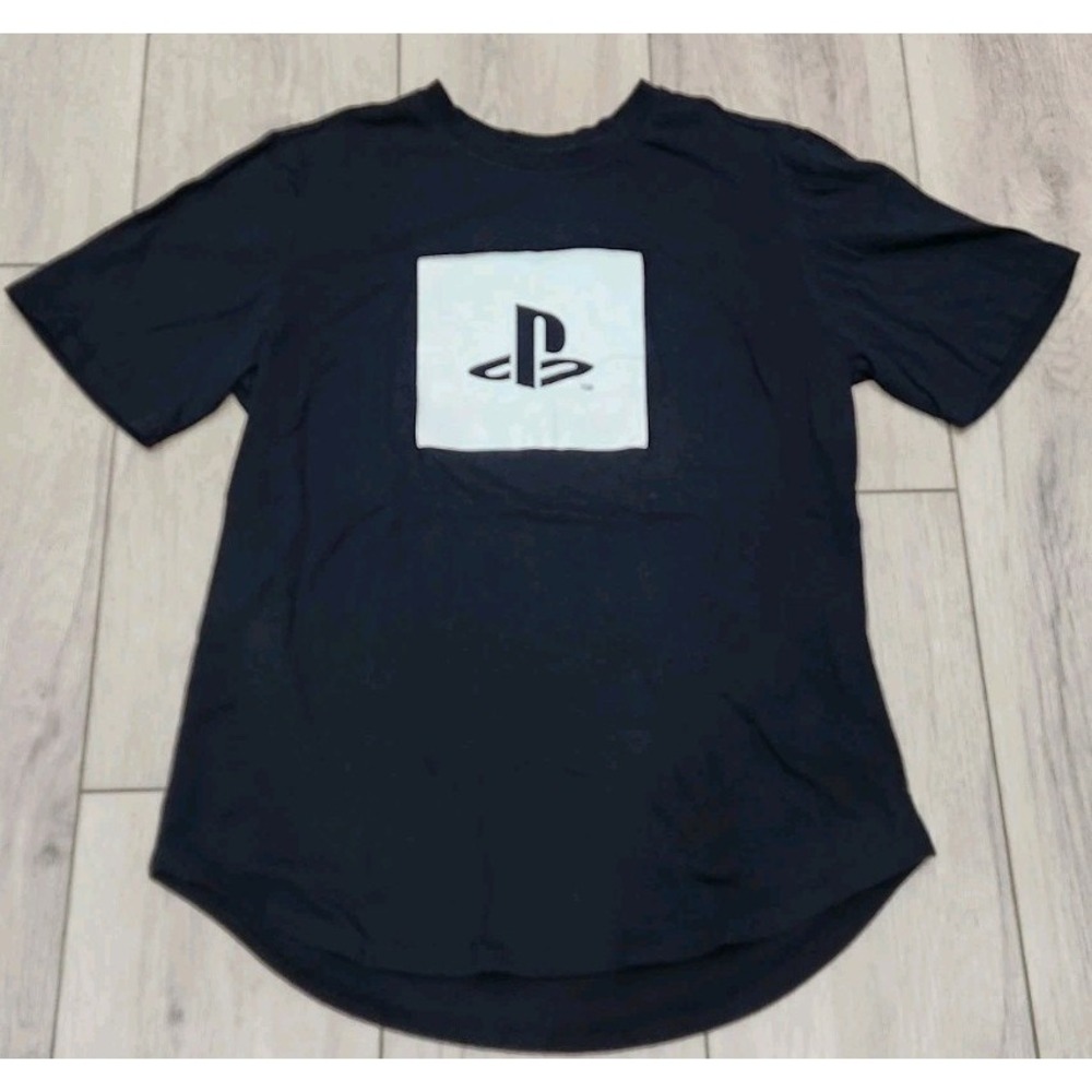PlayStation Graphic TShirt Size Youth Girls 14/16‎ Black Gamer
